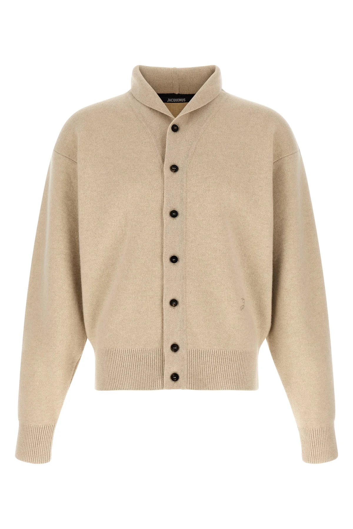 JACQUEMUS L the jacquemus le cardigan pelota cardigan in beige nuance