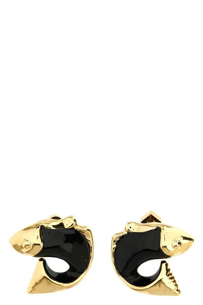 the jacquemus les boucles poisson earrings feature a distinctive sculptural si