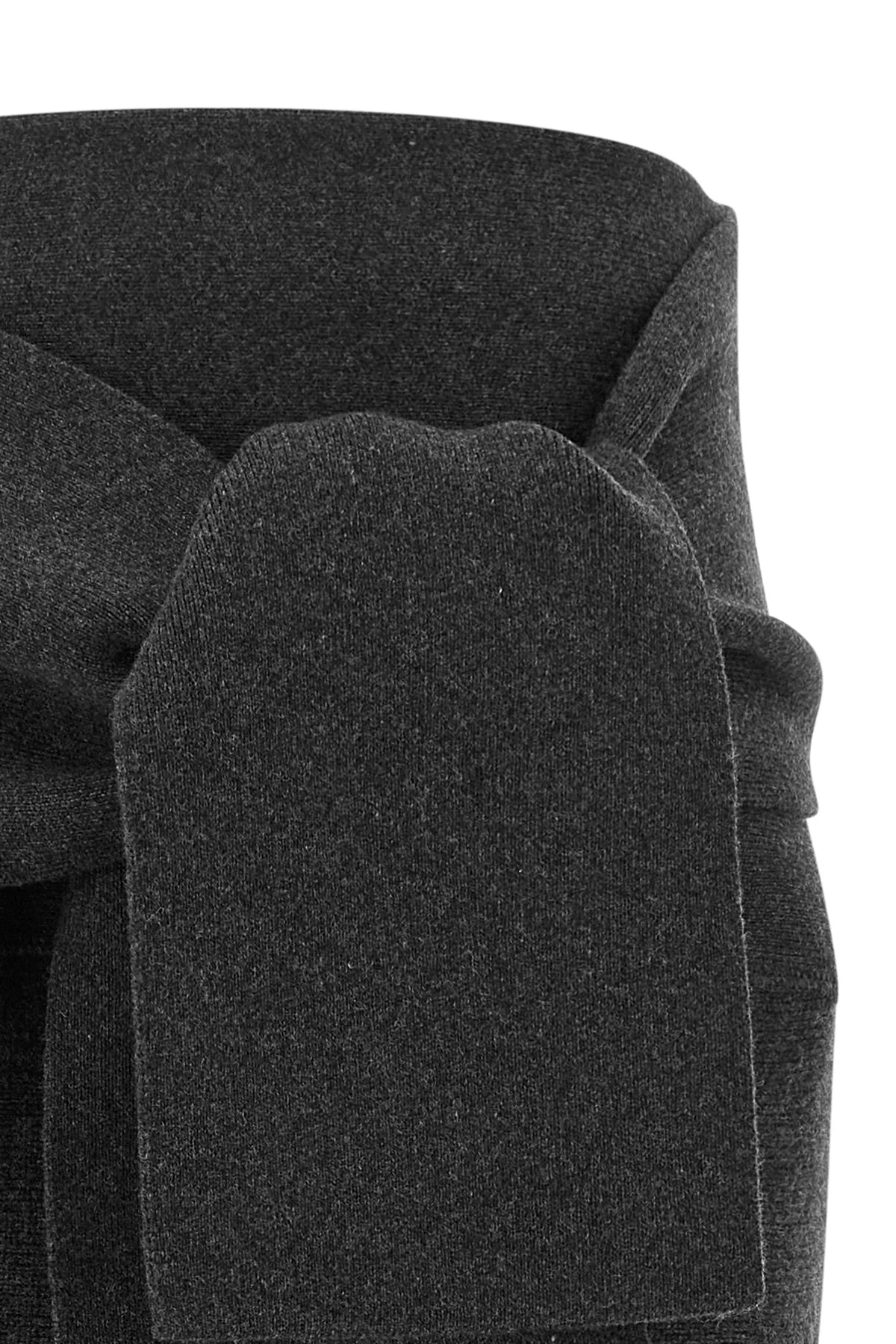 the jacquemus la jupe fiocco midi skirt defines a precise hourglass silhouette