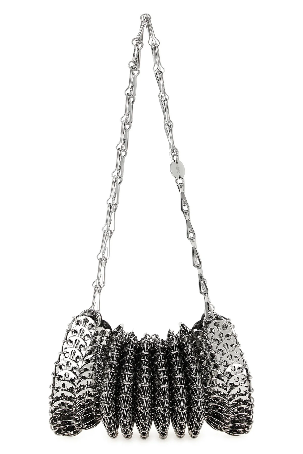 RABANNE OS the rabanne shoulder bag is distinguished by a sculptural construction entirely