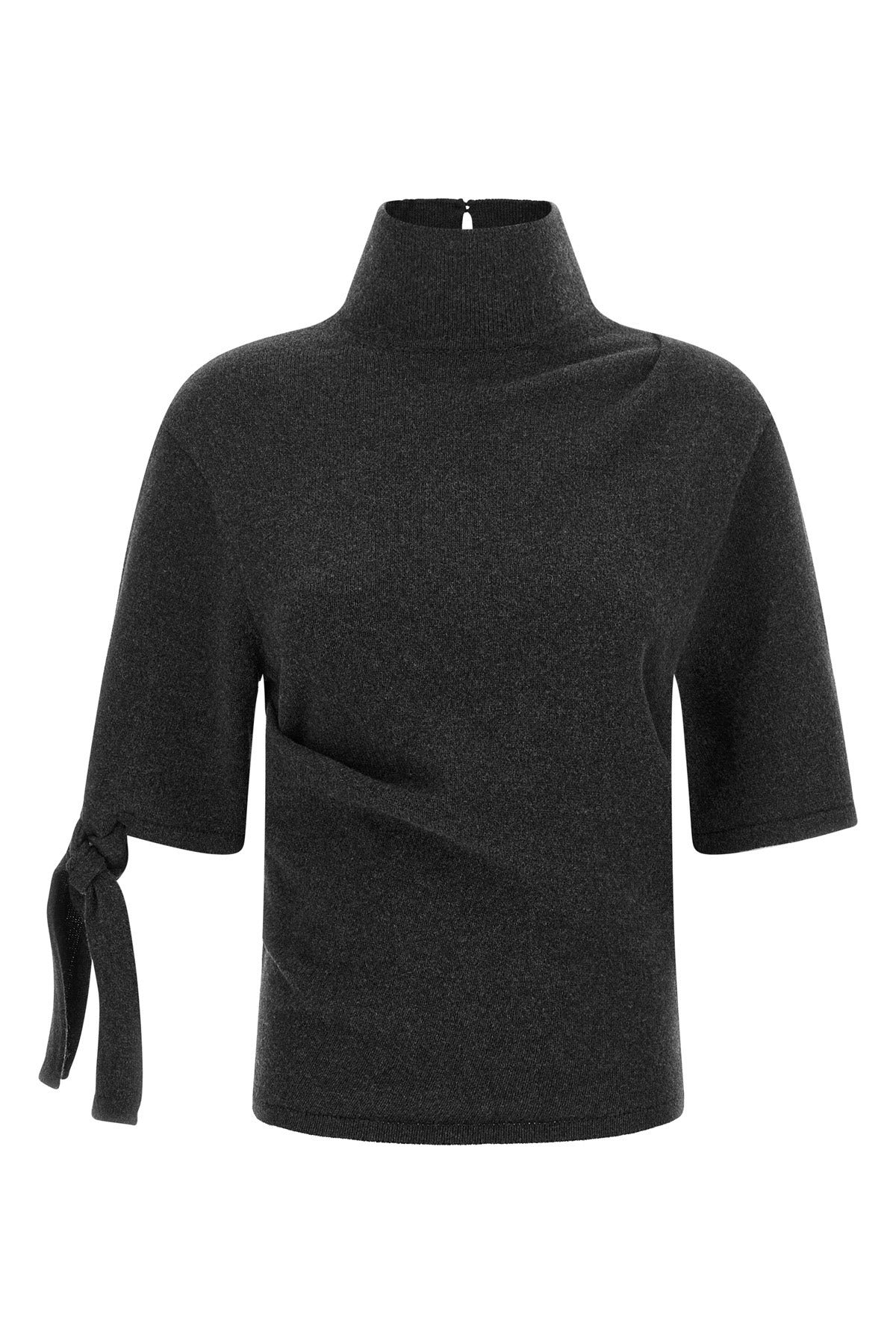 JACQUEMUS 34 the jacquemus fiocco short-sleeved top redefines knitwear codes through a scul