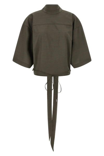 the jacquemus la blouse havana blouse redefines sartorial volumes through a fl