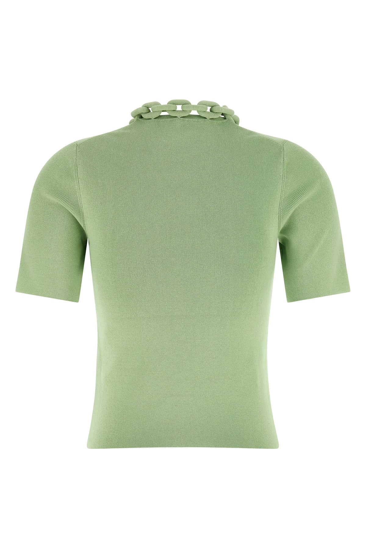 micro ribbed stretch cotton t-shirt