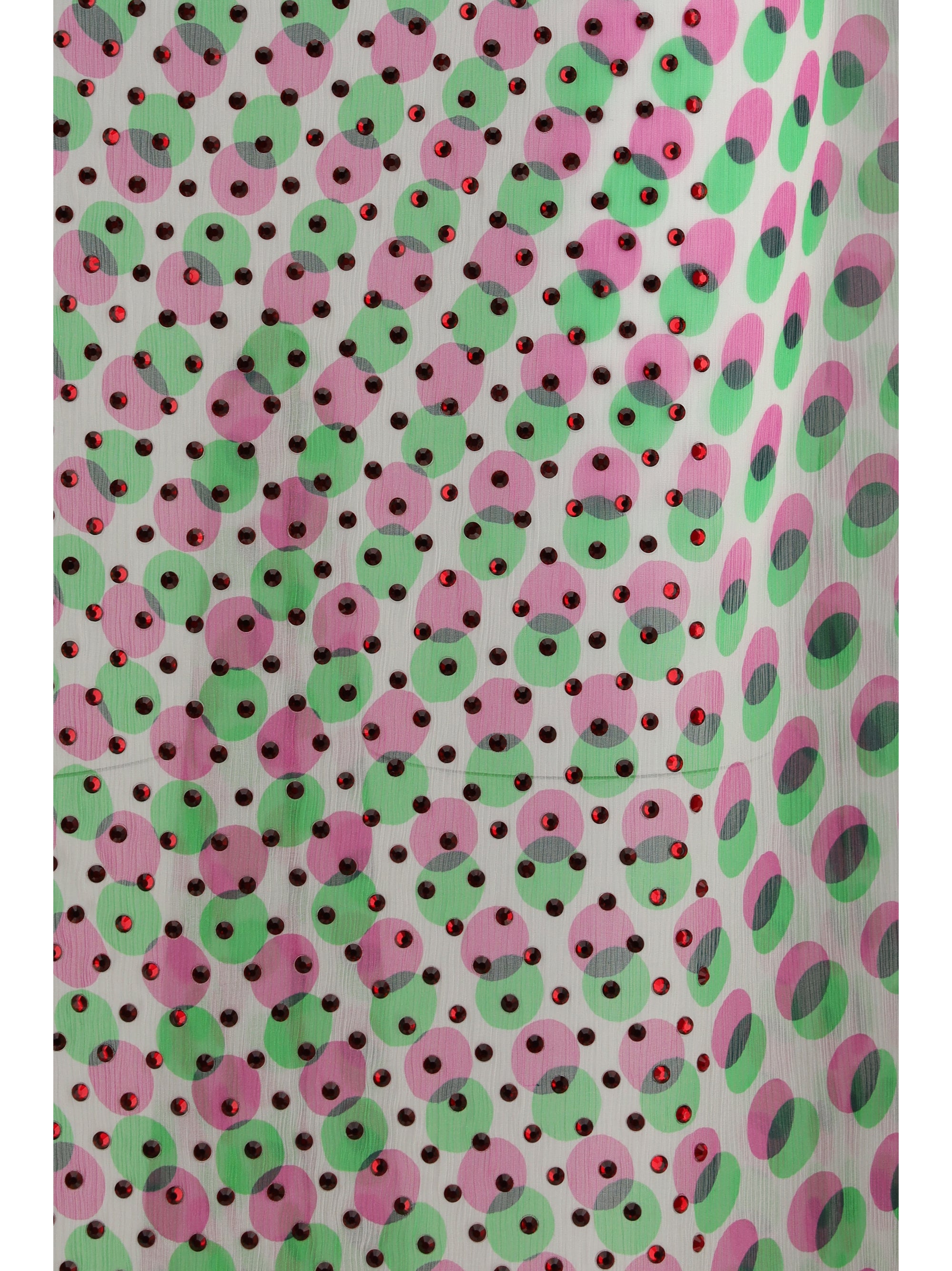 polka-dot cape dress