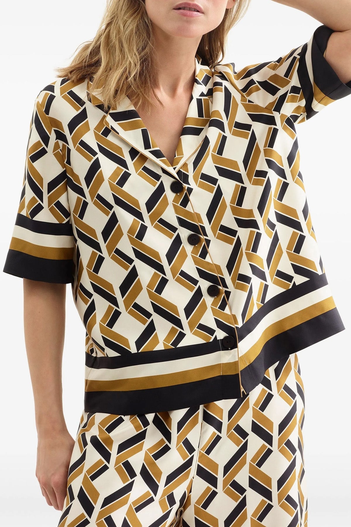sonore silk twill shirt