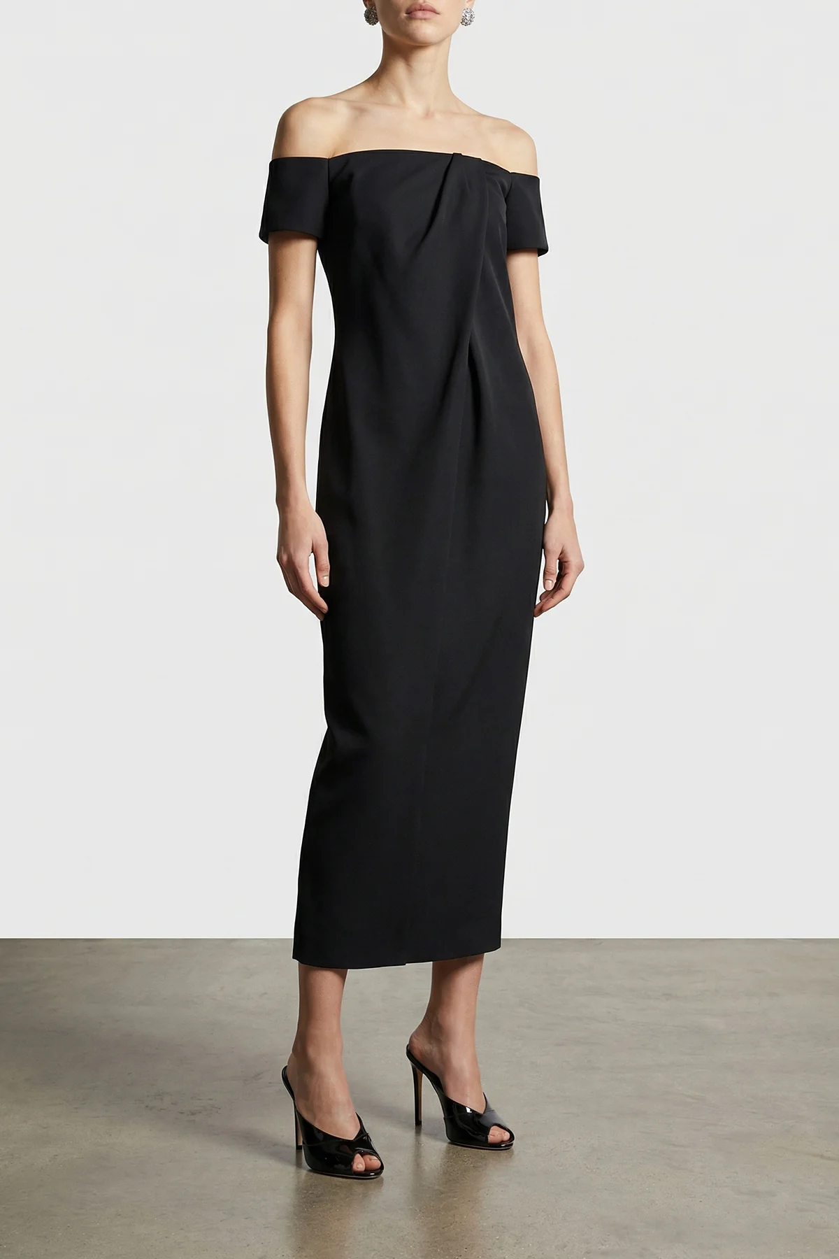 re26 dress 18 dress in wool and silk blend
