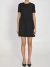 short dress with embroidery