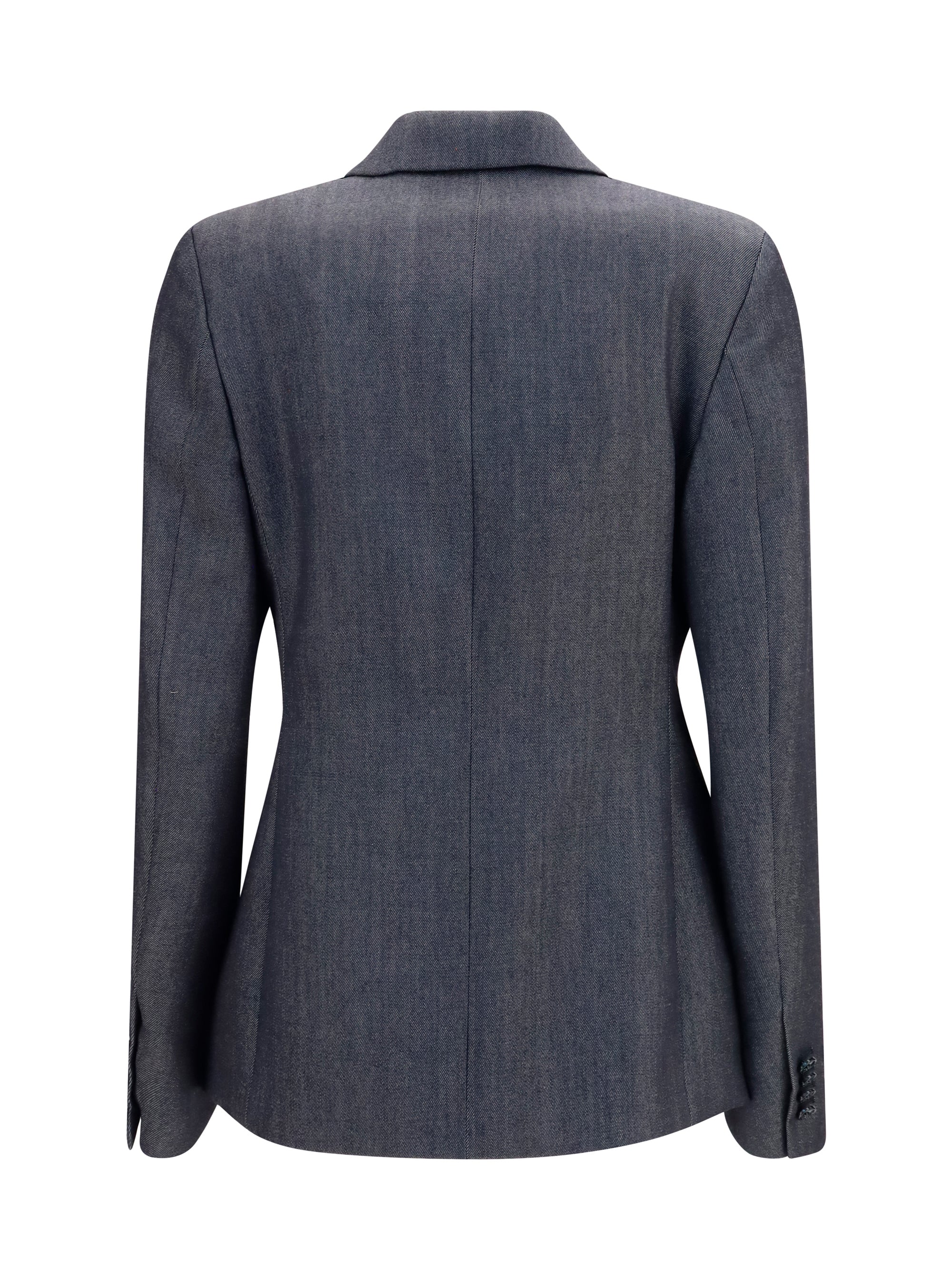 BALENCIAGA 36 double-breasted wool blazer
