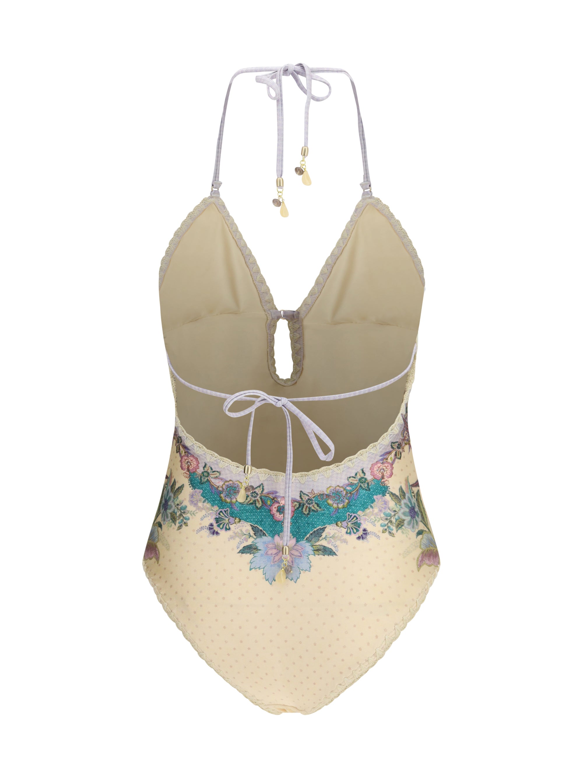 ZIMMERMANN 1 indra crochet detail one-piece swimsuit