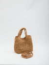 raffia shopping bag small