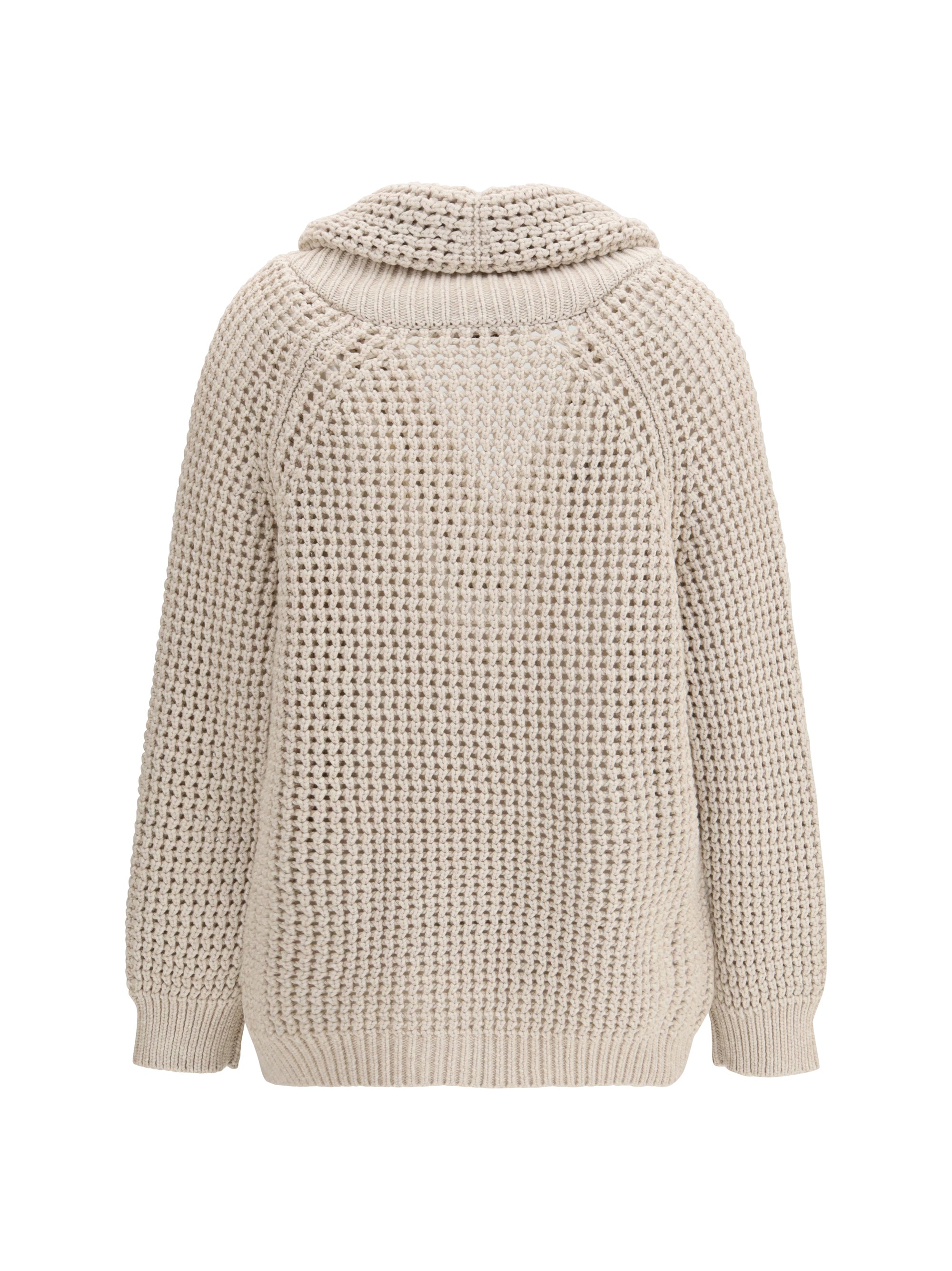 BRUNELLO CUCINELLI M cotton feather cardigan
