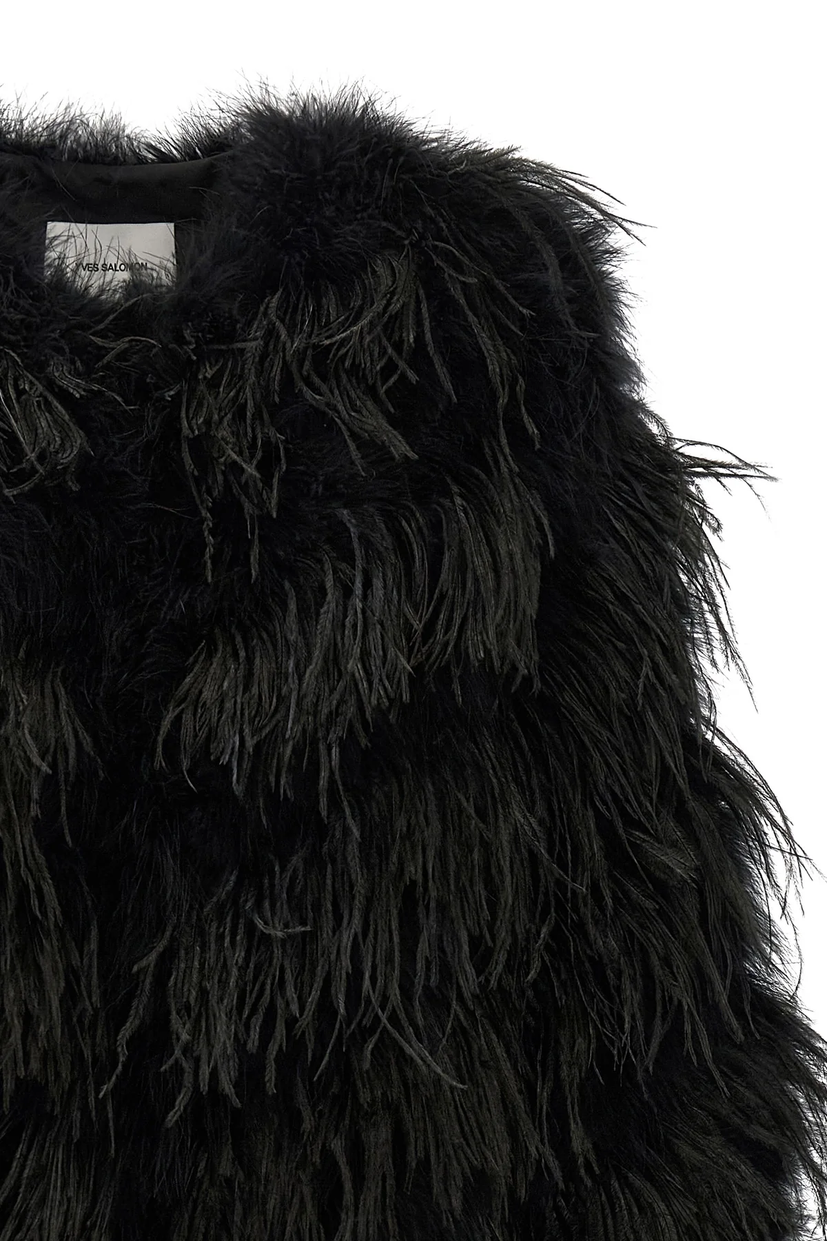 the yves salomon caban sets new standards in volume and texture in the winter wa