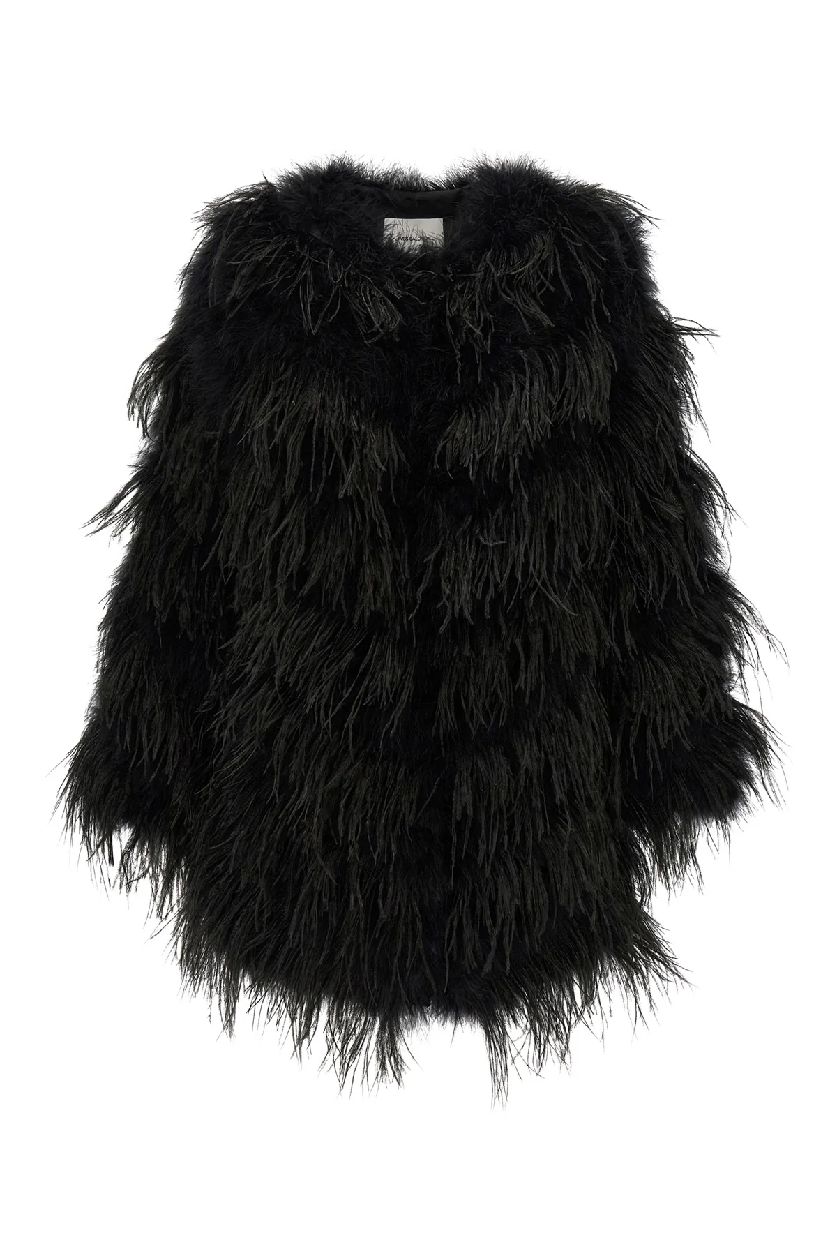 the yves salomon caban sets new standards in volume and texture in the winter wa