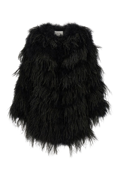 the yves salomon caban sets new standards in volume and texture in the winter wa