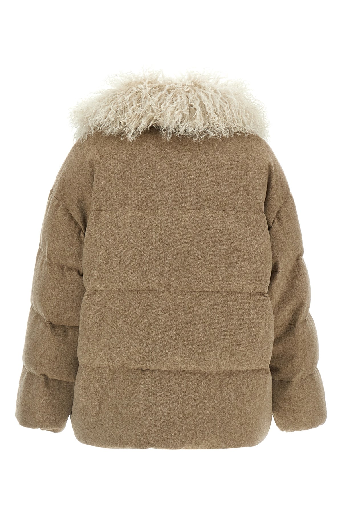 the yves salomon army down jacket redefines the codes of luxury outerwear throug