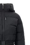the yves salomon interno in visone ski suit features a hybrid construction in