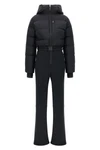 the yves salomon interno in visone ski suit features a hybrid construction in