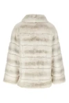 the yves salomon jacket in fine rabbit fur is distinguished by a sophisticated q