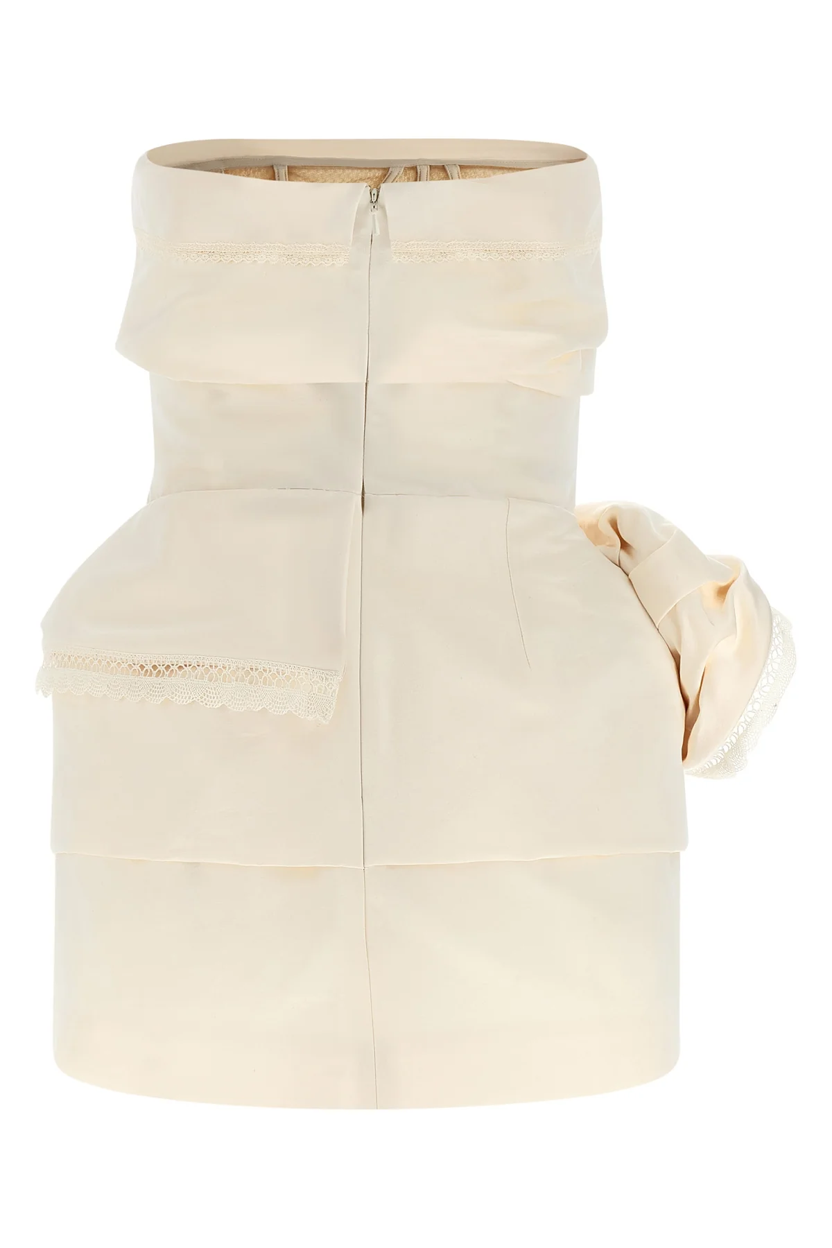 re26 dress 01 mini dress in cotton and silk blend