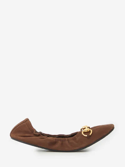 prima ballerina flat in suede
