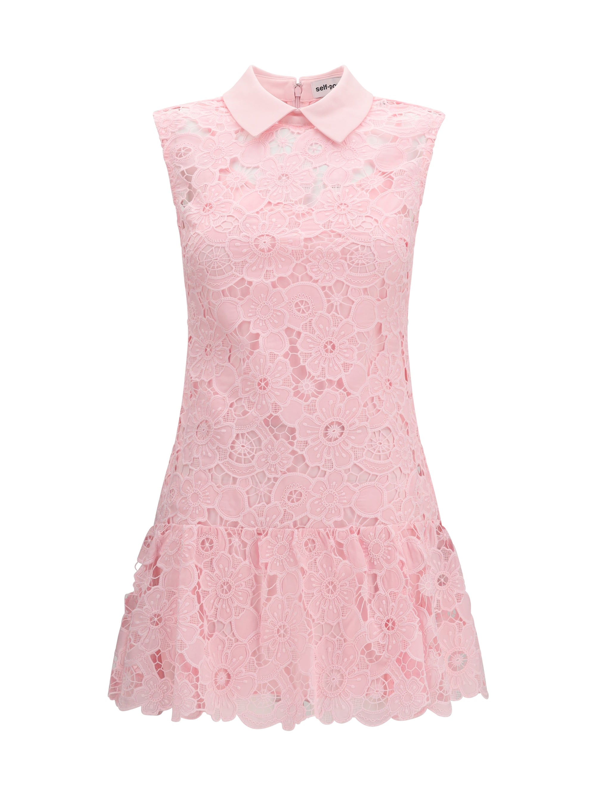 SELF-PORTRAIT 8 guipure mini dress