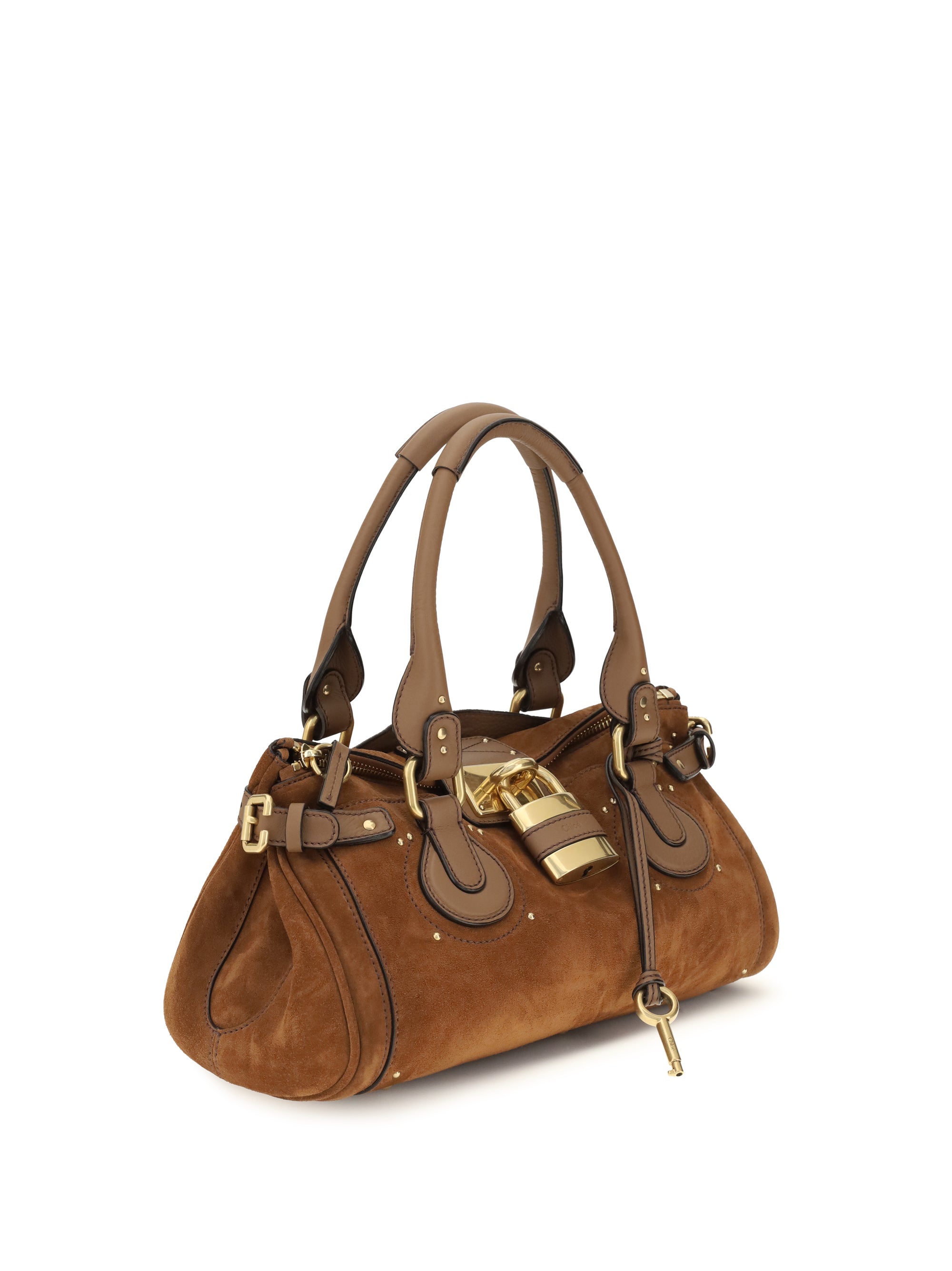 CHLOÉ OS paddington suede handbag