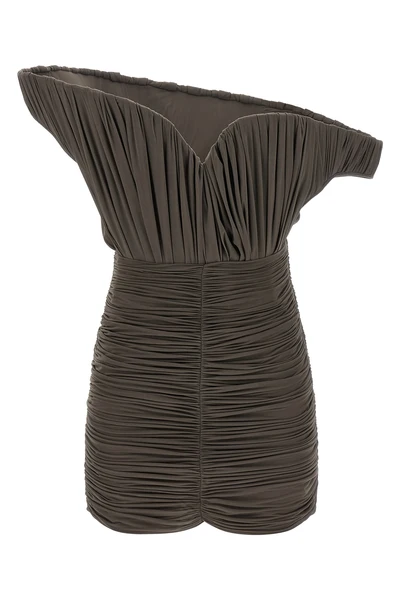 33 mini dress in draped jersey