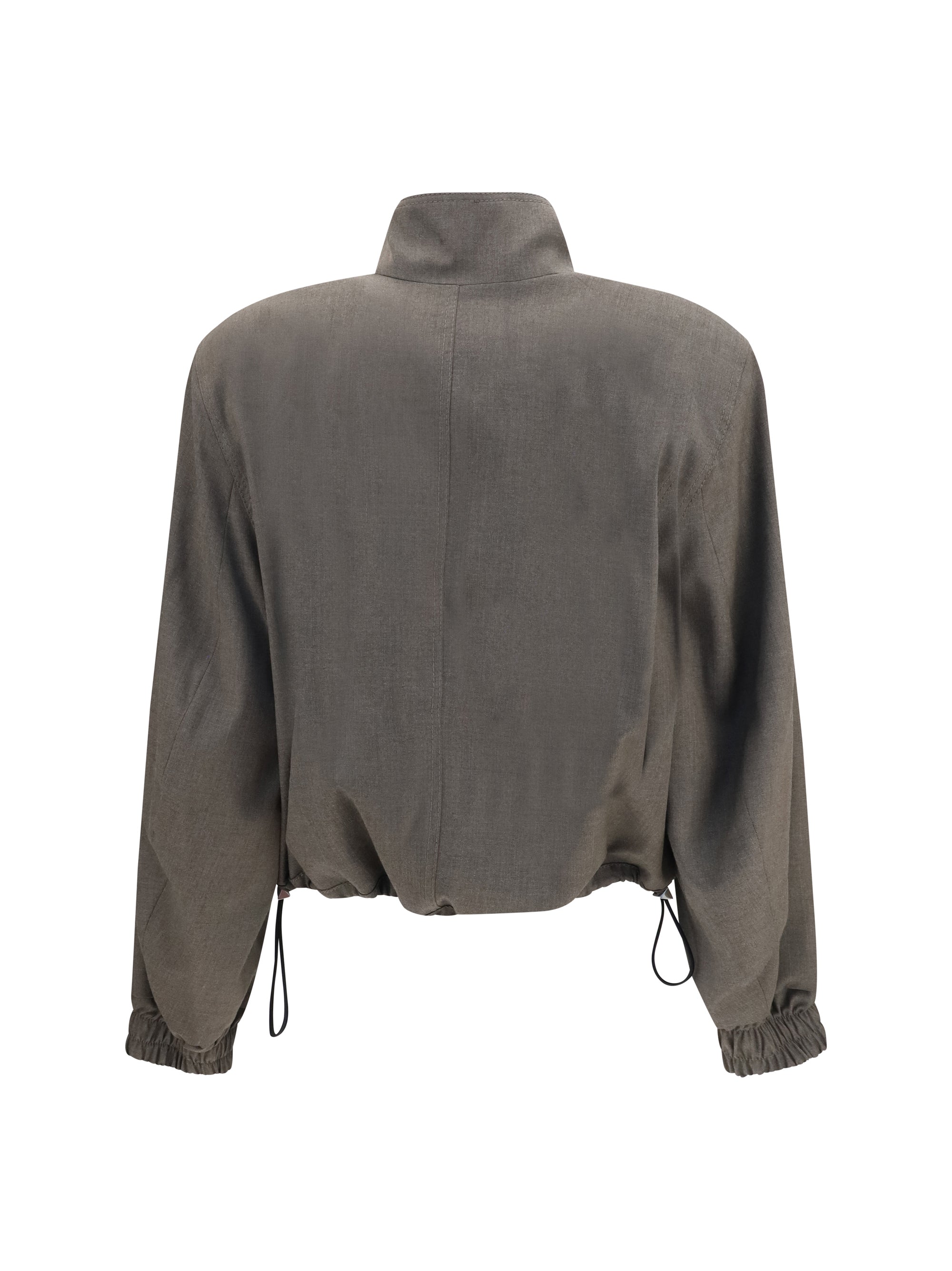 THE ATTICO 38 wool-blend bomber