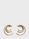 pierced solar hoops earrings small