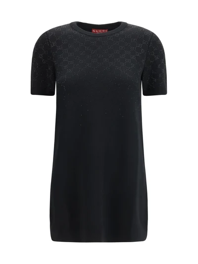wool-blend mini dress