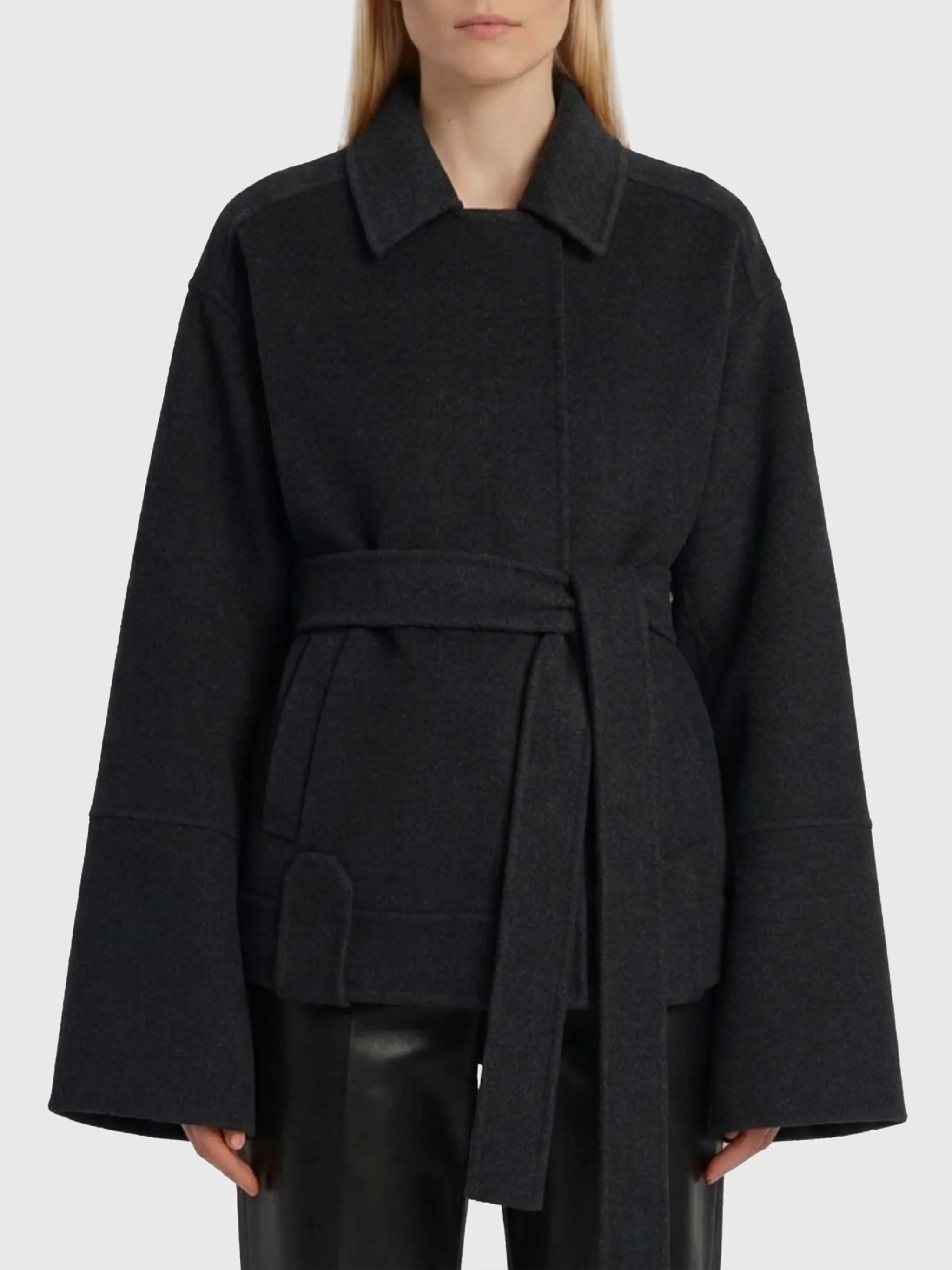 alder charcoal coat