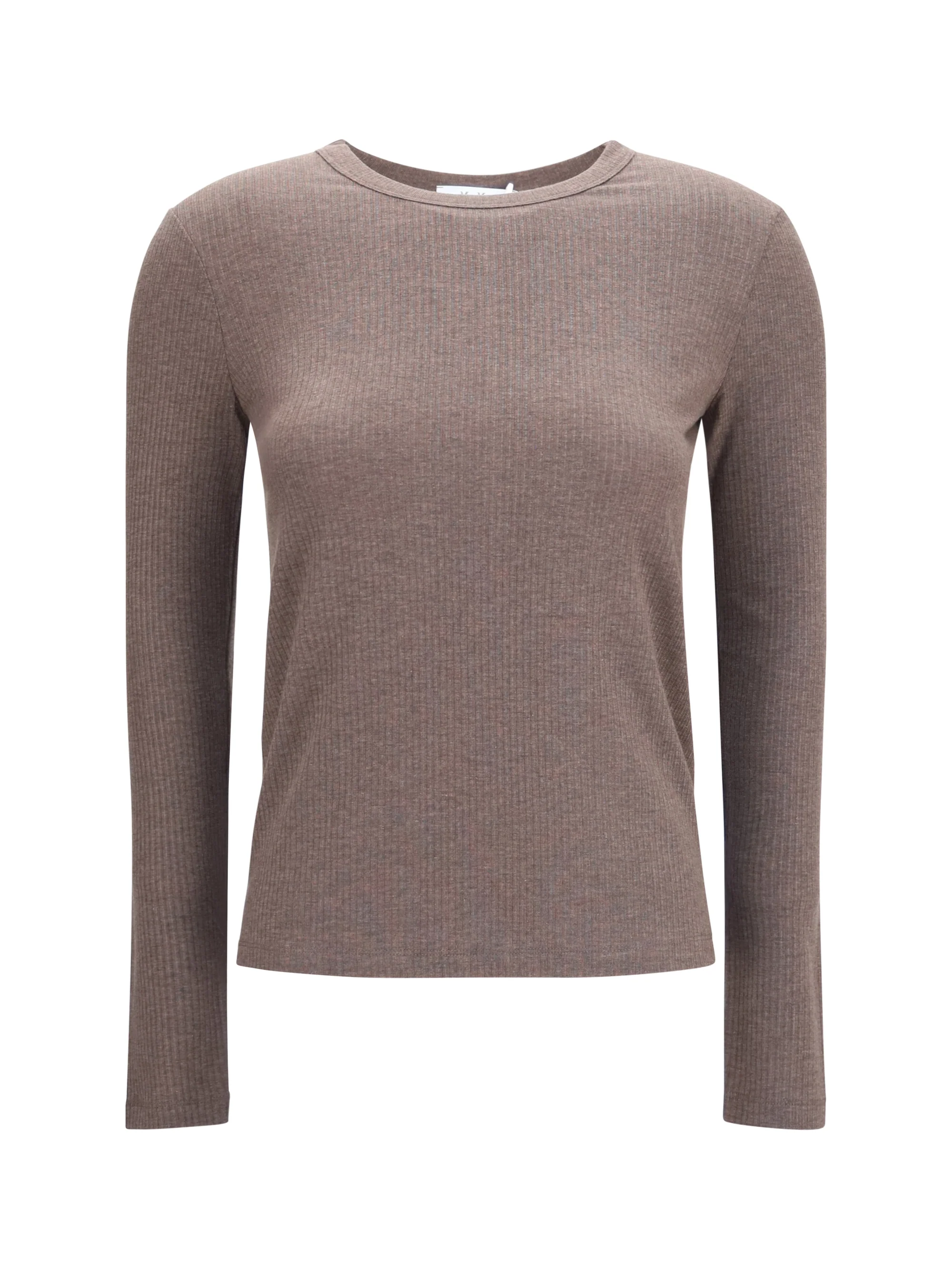 ribbed long-sleeve sweater