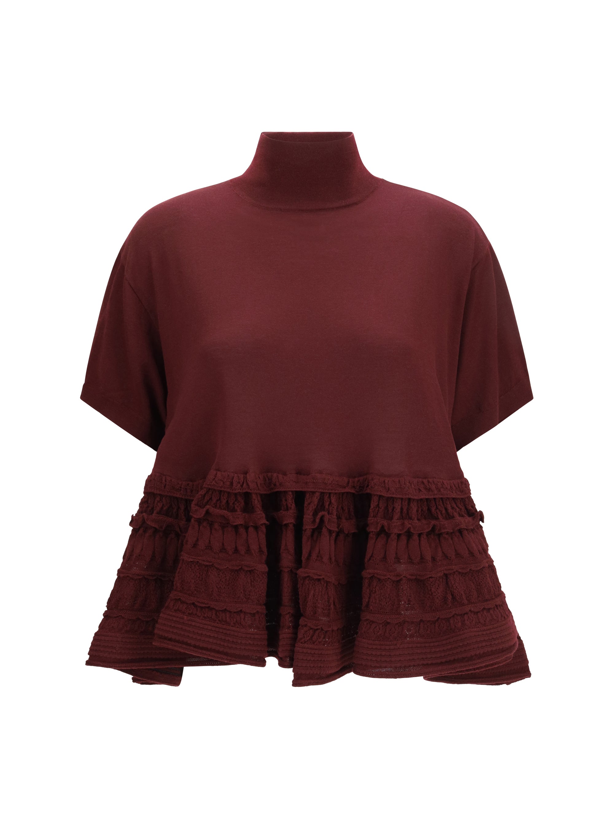 ALAIA 36 virgin wool t-shirt 