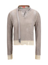worn-effect sweater