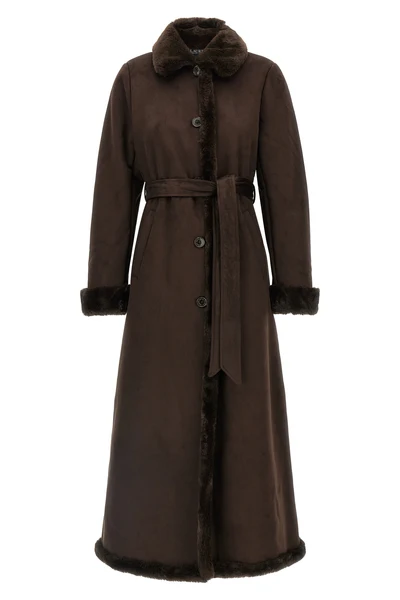 the lauren ralph lauren shea coat features an elongated pattern made of an inn