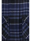 campanula check double-cloth caban