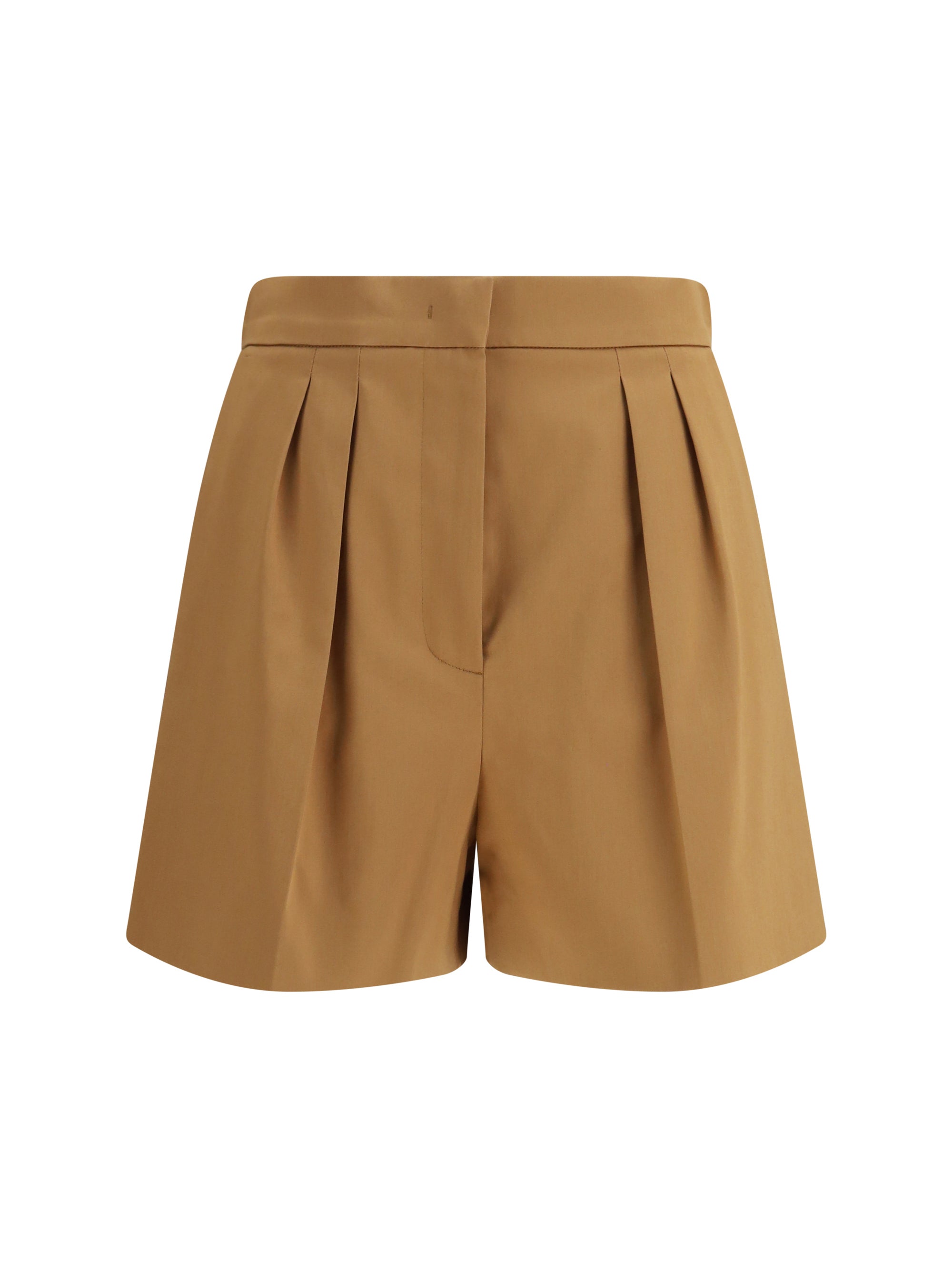 MAX MARA 42 stretch cotton satin shorts