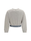 cropped sweatshirt