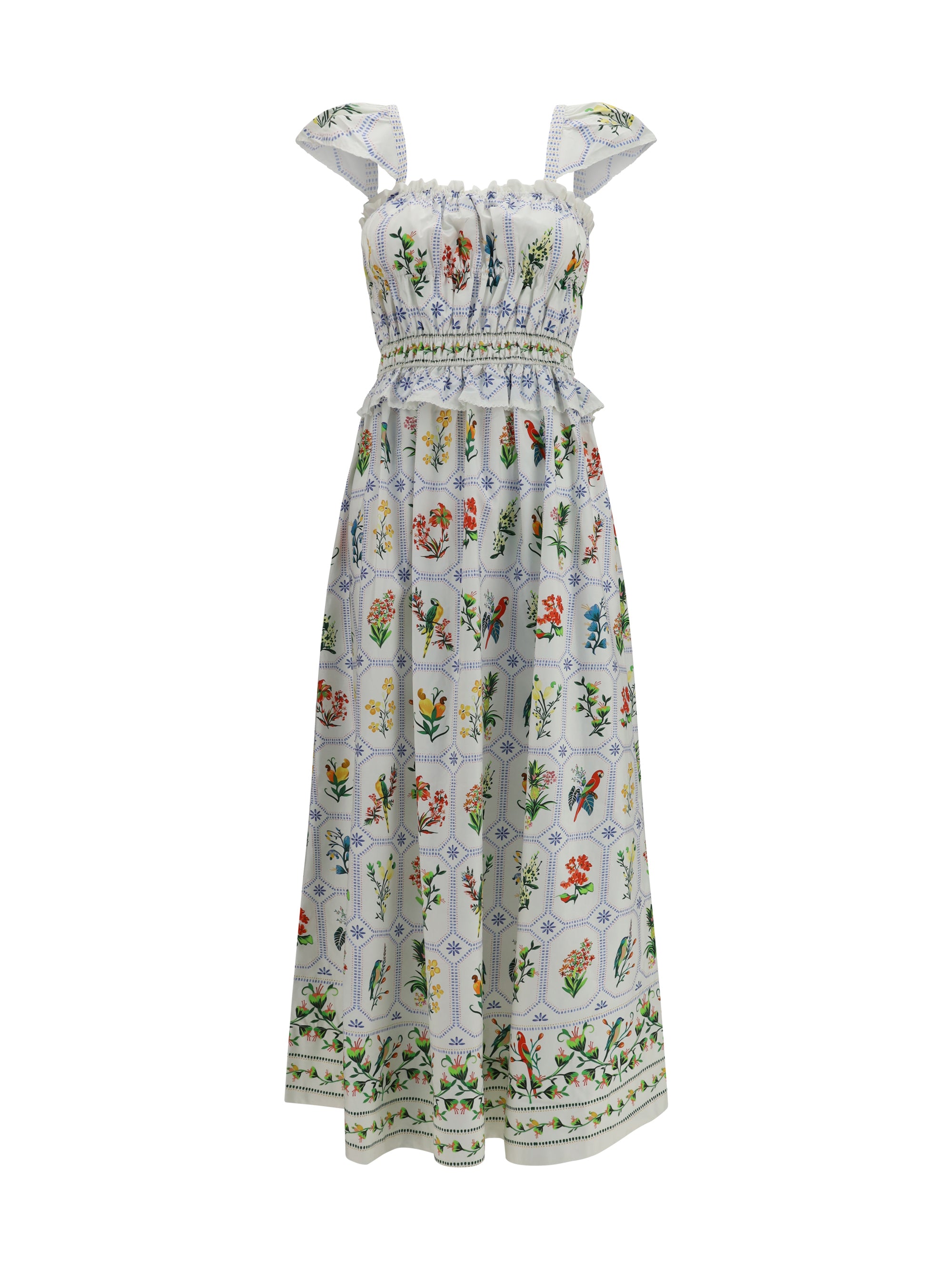 FARM RIO S floral print maxi dress