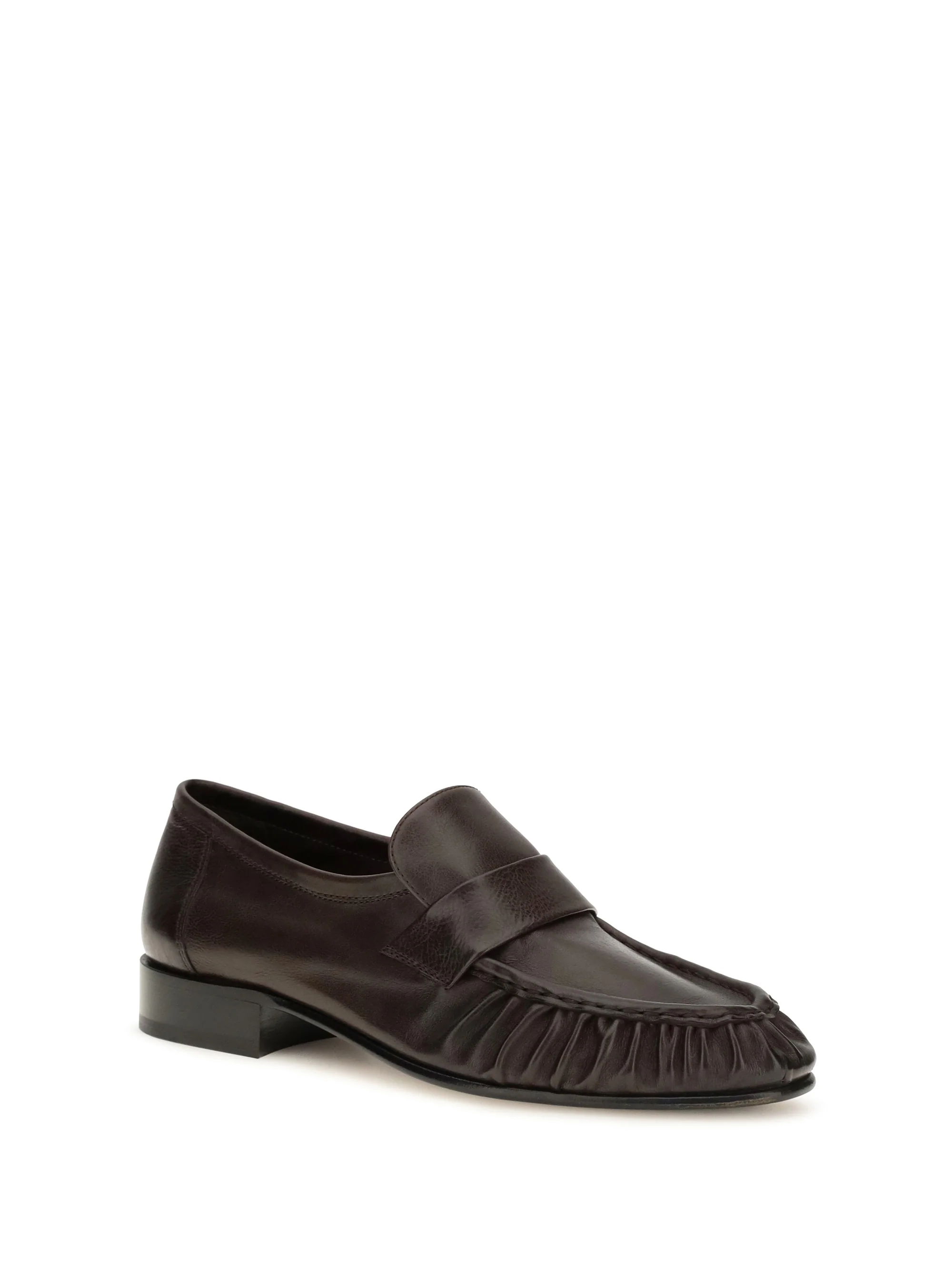 THE ROW 41 soft suede loafers