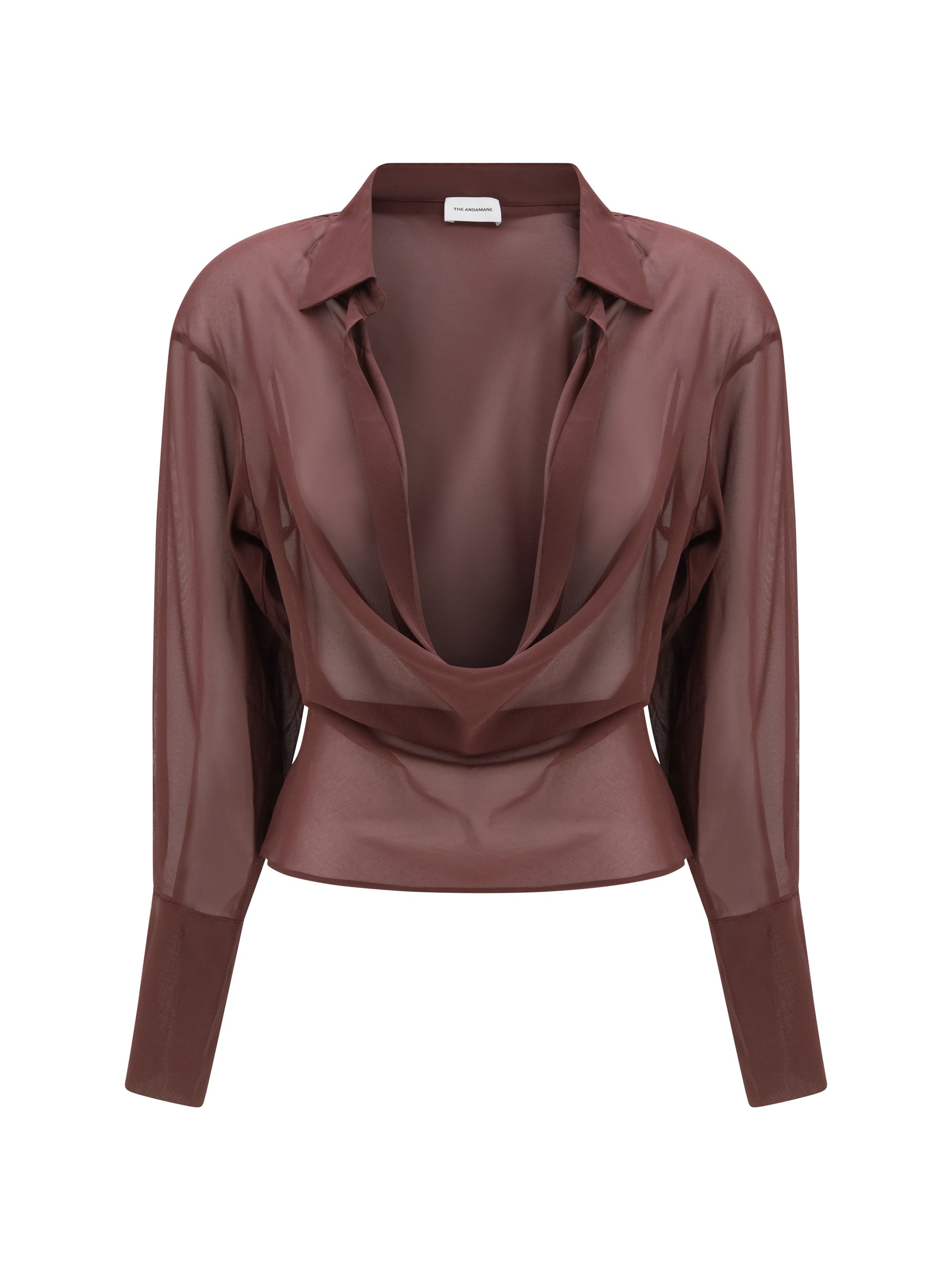 THE ANDAMANE 42 draped shirt