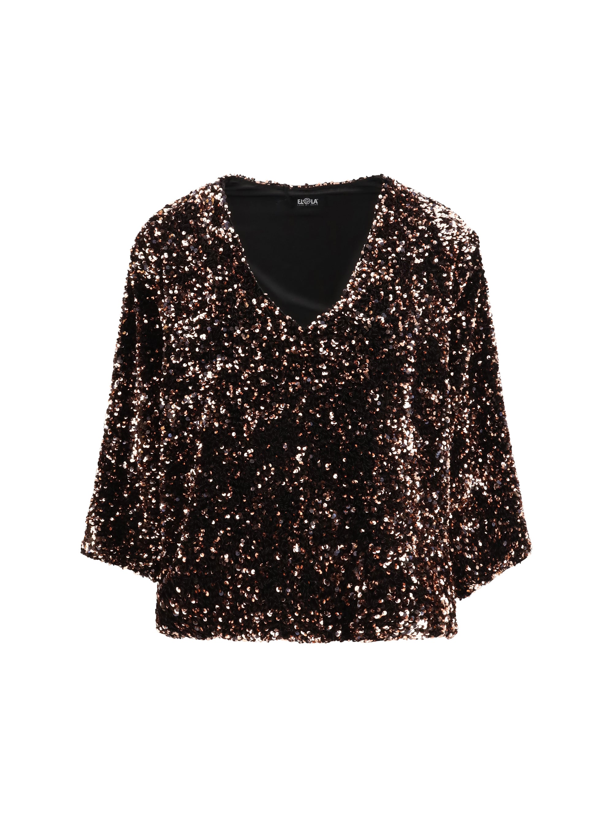 ELLA OS sequined blouse