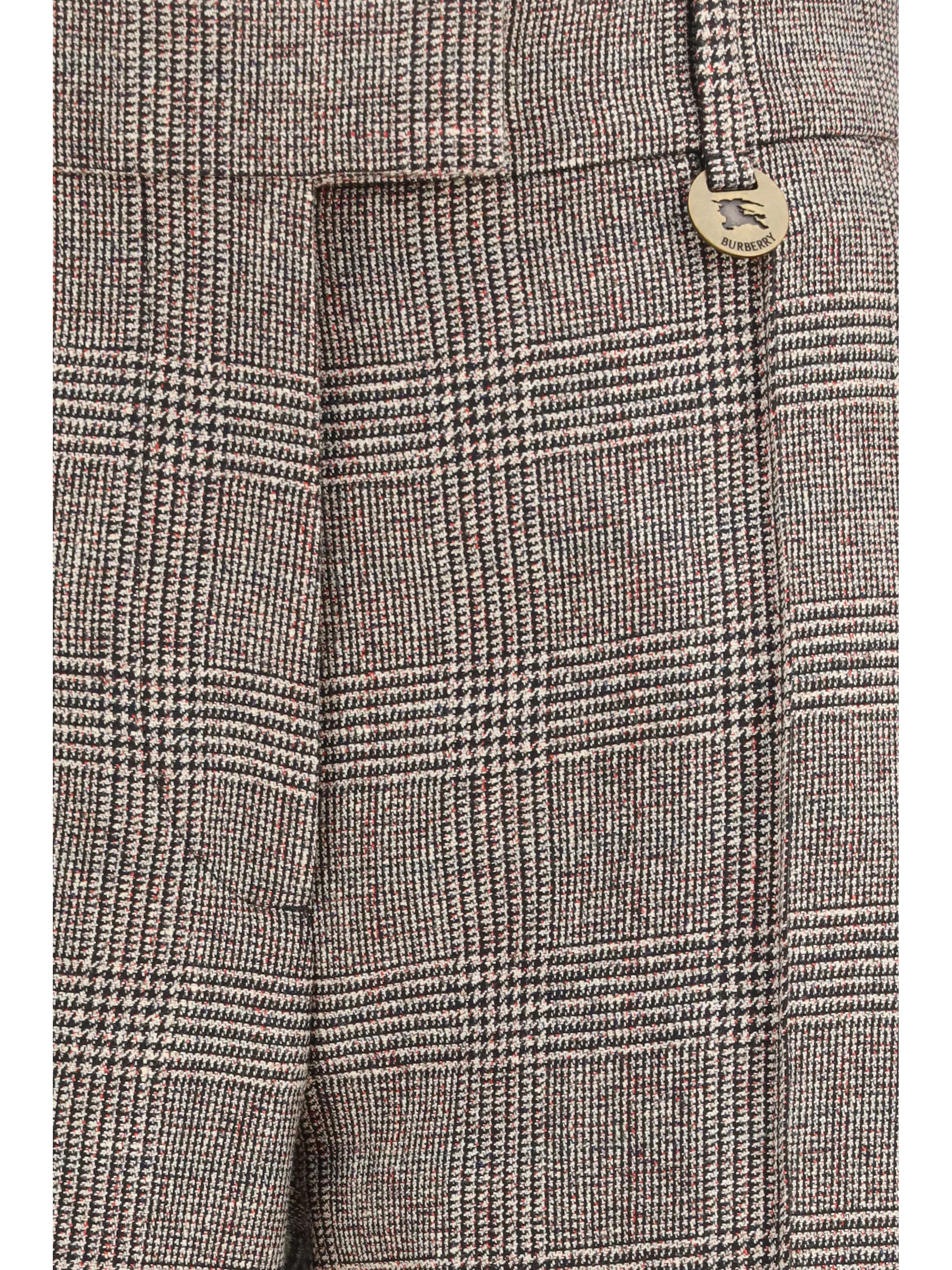 tailored linen and wool-blend pants