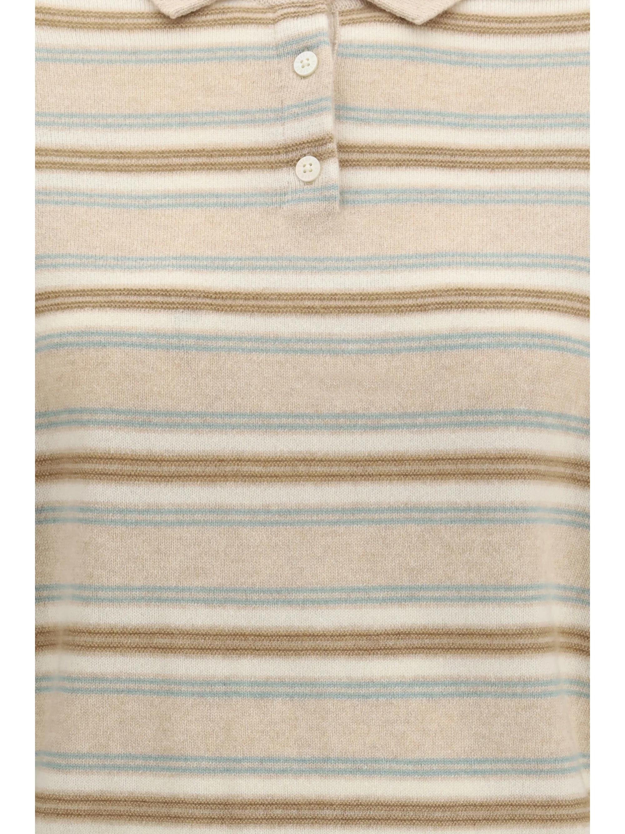 college striped polo sweater