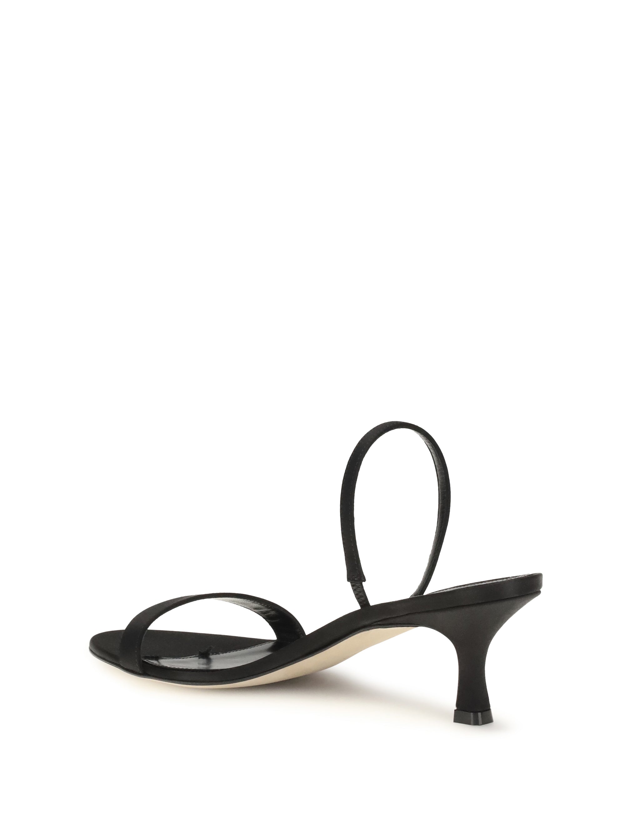 ella satin slingback sandals