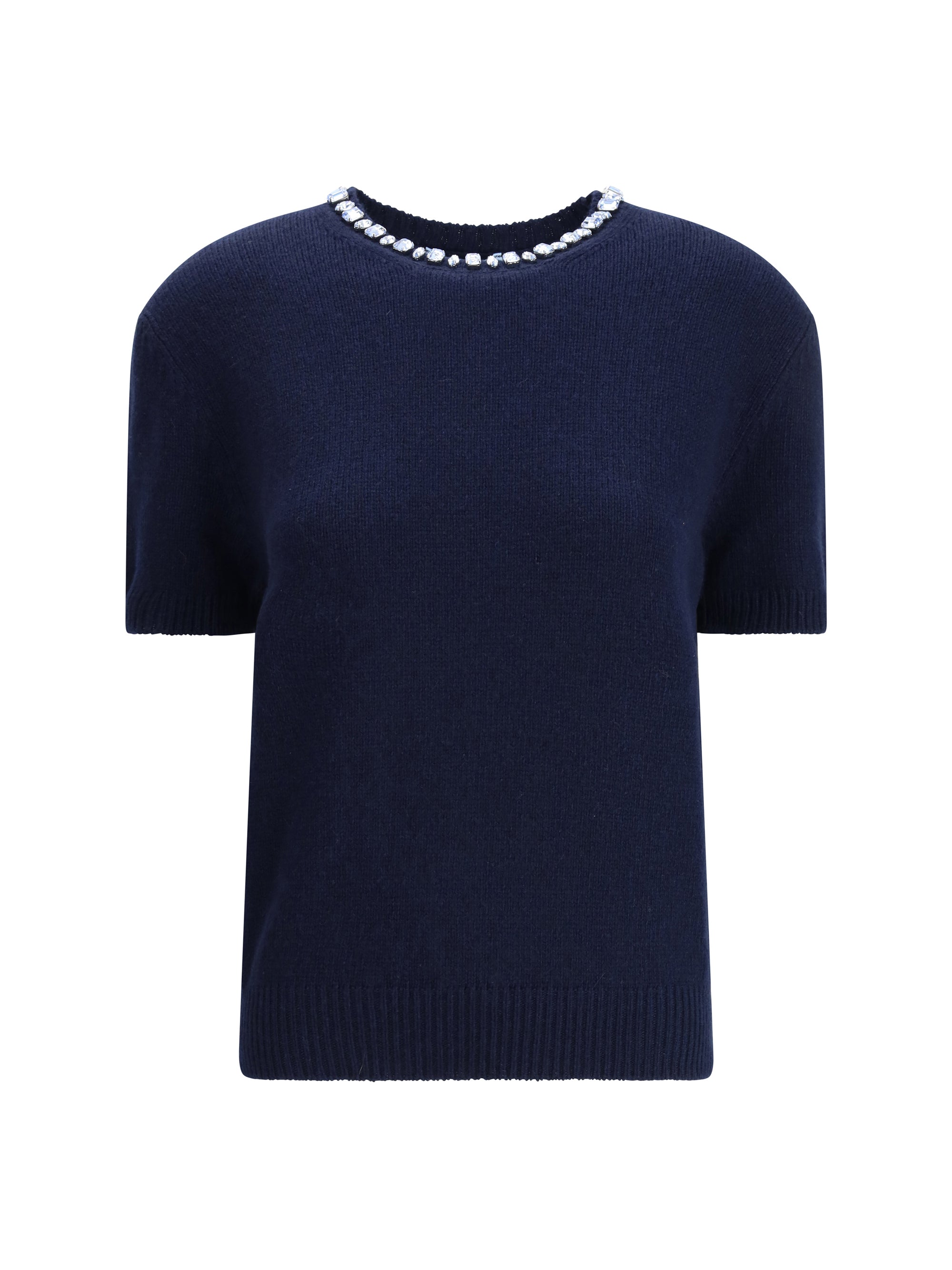 PRADA 38 wool and cashmere crew-neck sweater 