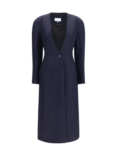 long virgin wool coat