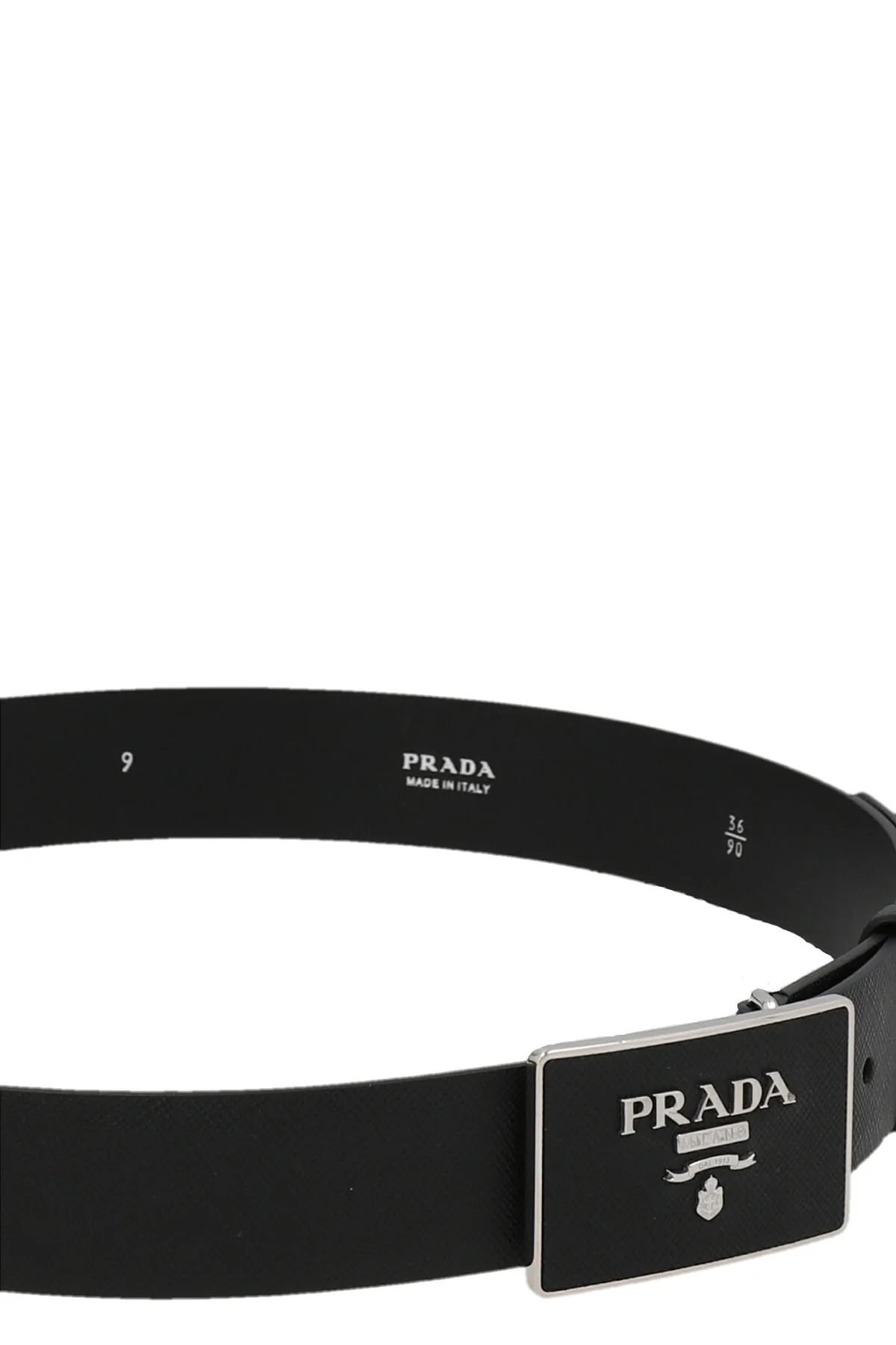 saffiano leather belt