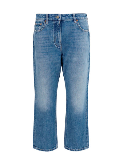 straight-leg jeans