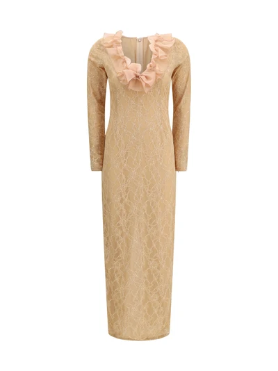 stretch lace evening dress